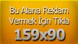 159x90 Reklam Alanı 159x90 Reklam Alanı